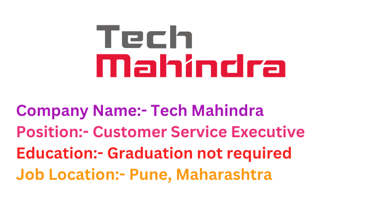 Tech Mahindra Recruitment 2024
