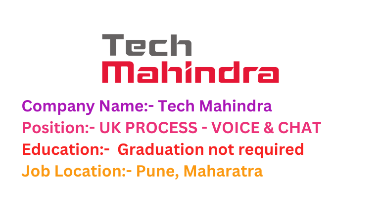 Tech Mahindra Recruitment 2024