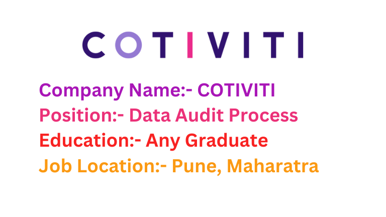 COTIVITI Jobs in Pune 2024