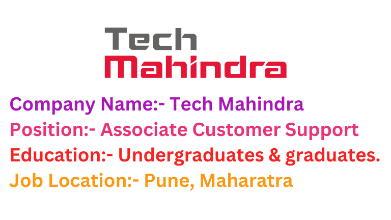 Tech Mahindra Pune Jobs 2024