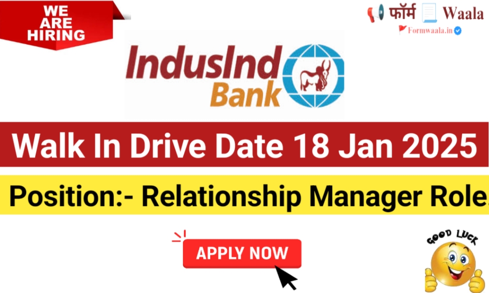 Job near me IndusInd Bank
