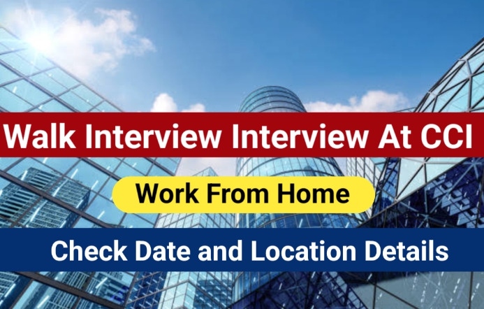 CCI Walk In Interview For Freshers
