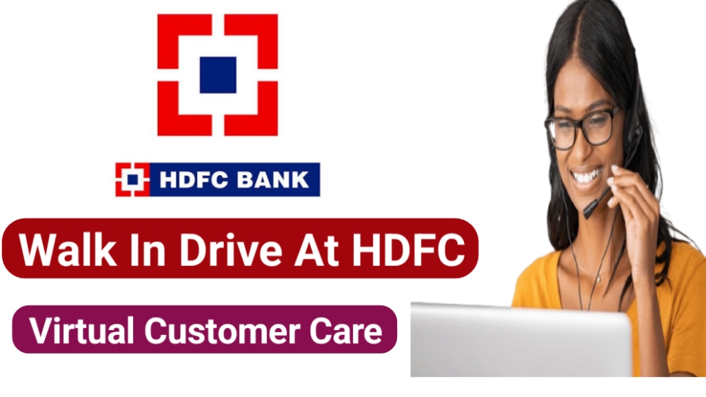 HDFC Bank Pune Walk In Interview