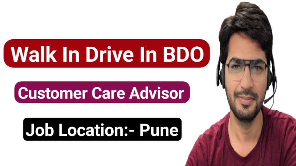 BDO Company Pune Walk In Interview