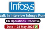 Infosys Pune Walk in interview at 28 Of May