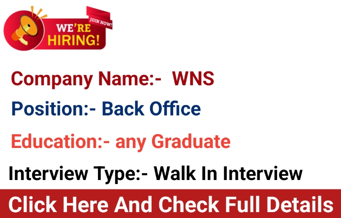 WNS Walk In Interview Pune 2025