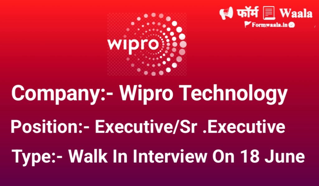 Wipro Walk In Interview Pune 2025