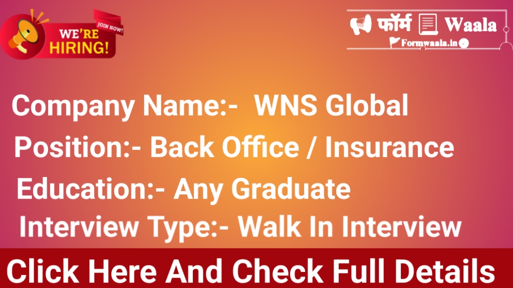 WNS Jobs In Pune 2025