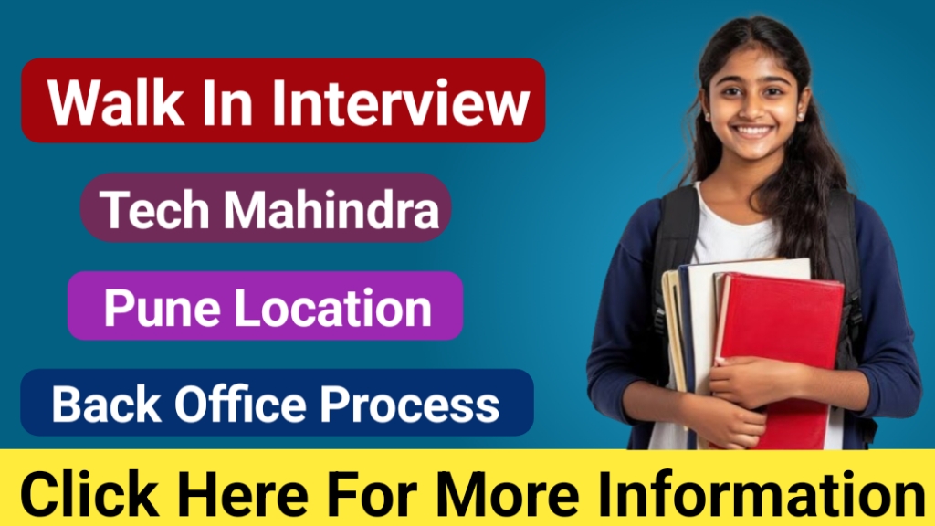 Tech Mahindra Walk in interview Pune 2025