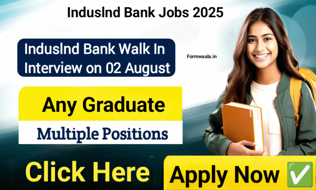 IndusInd Bank Pune Walk In Drive 2025