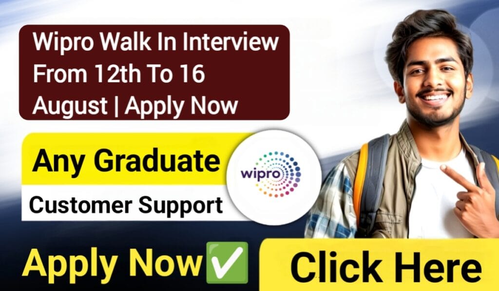 Wipro in Customer Support Associate Recruitment 2025
